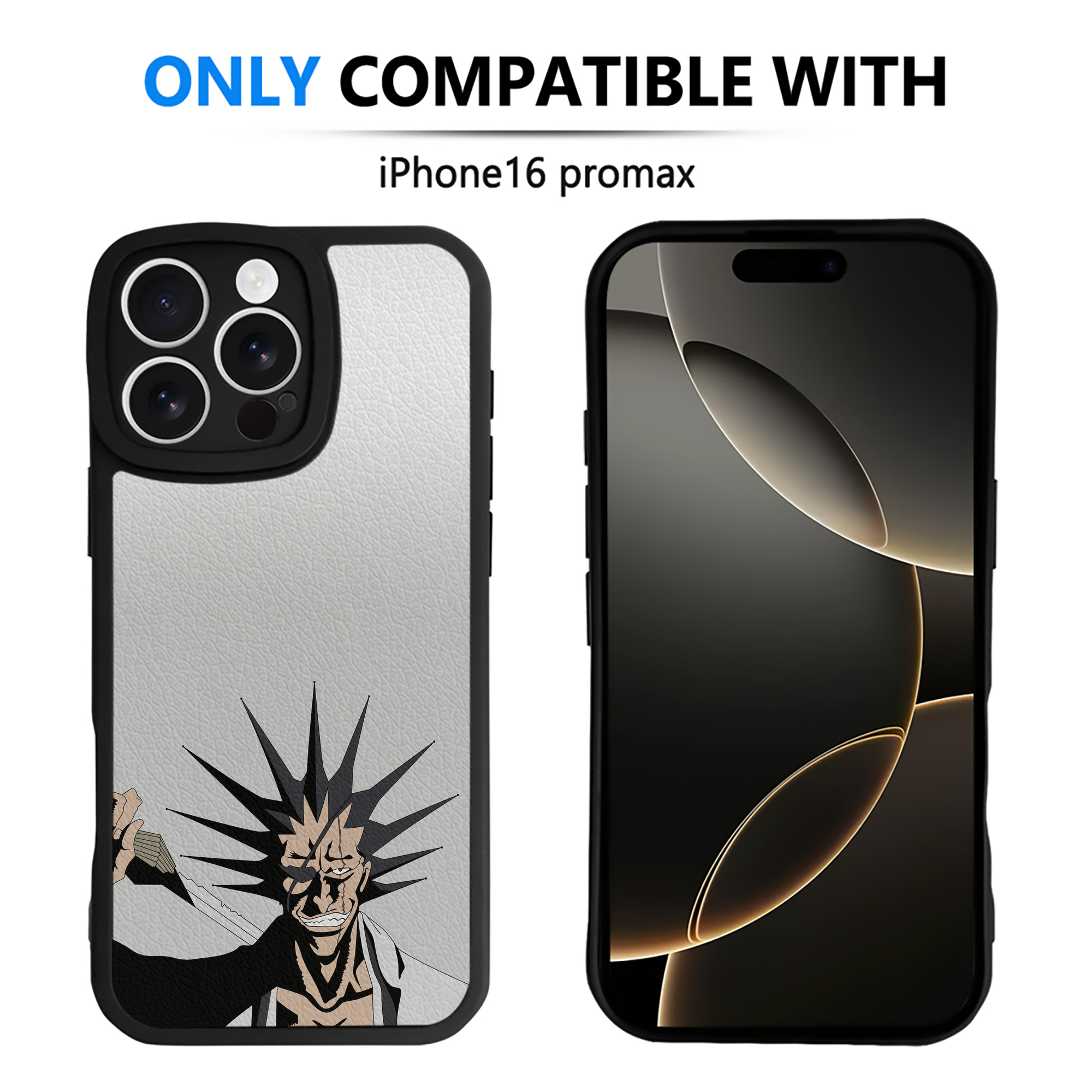 （画像用） ブリーチ BLEACH 【iPhone 16シリーズ対応】シリコンスマホケース（レザー調） 材質：シリコン